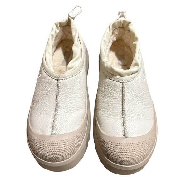 EUC - UGG Tasman Weather Hybrid Slippers - Birch White - Size 9 - Picture 4 of 6